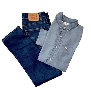 Abercrombie kids boys bundle size 14
